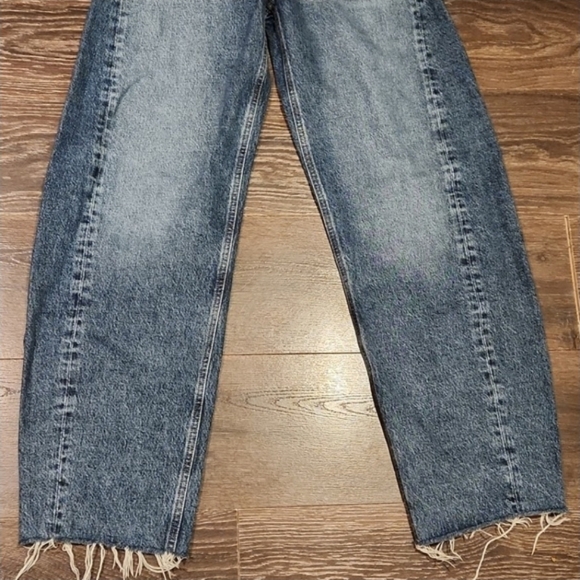 ❤️ NWOT! AGOLDE LUNA HIGH RISE PIECED WIDE LEG JEANS, 0 (25) - Picture 7 of 15